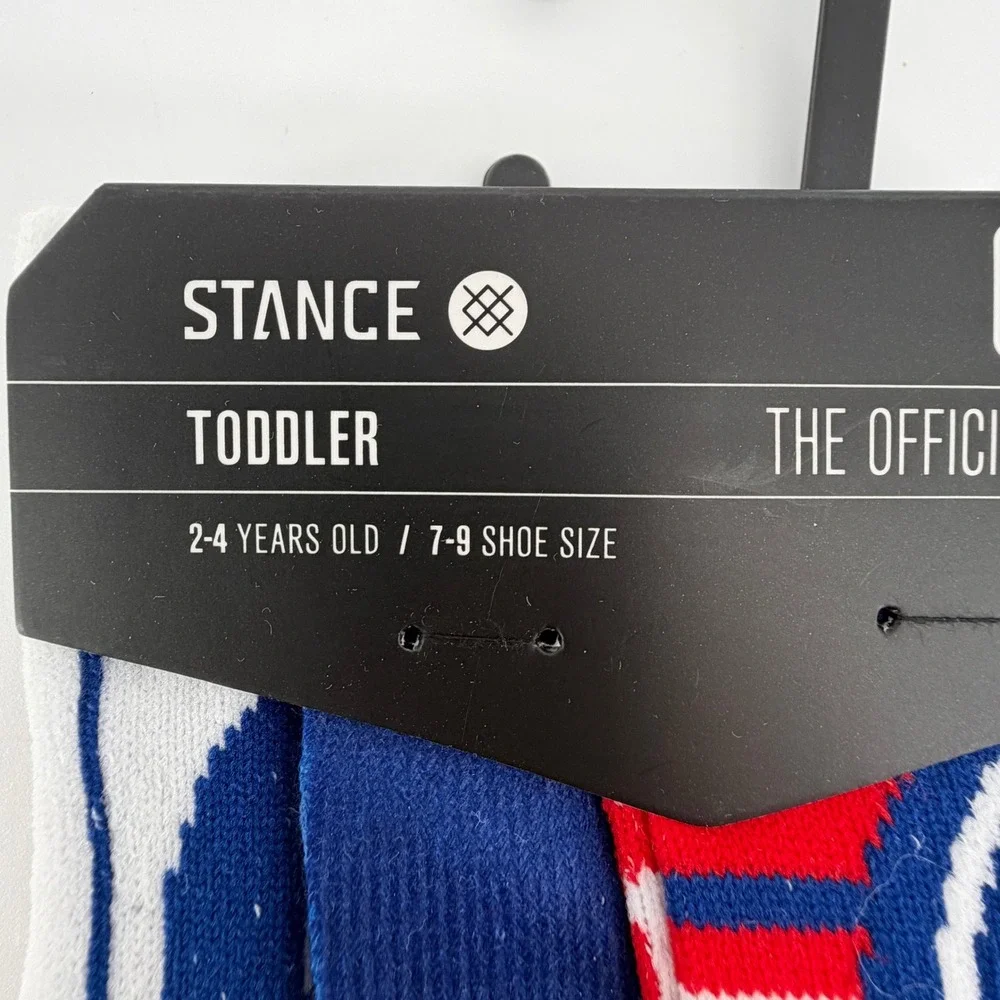 Stance Toddler Chicago Cubs MLB Crew Socks 3 Pk Baseball Pinstripe NWT Size 2-4Y